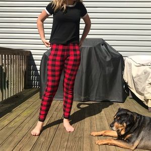 Checkered leggings